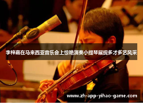 李梓嘉在马来西亚音乐会上惊艳演奏小提琴展现多才多艺风采 李梓嘉在马来西亚音乐会上惊艳演奏小提琴展现多才多艺风采
